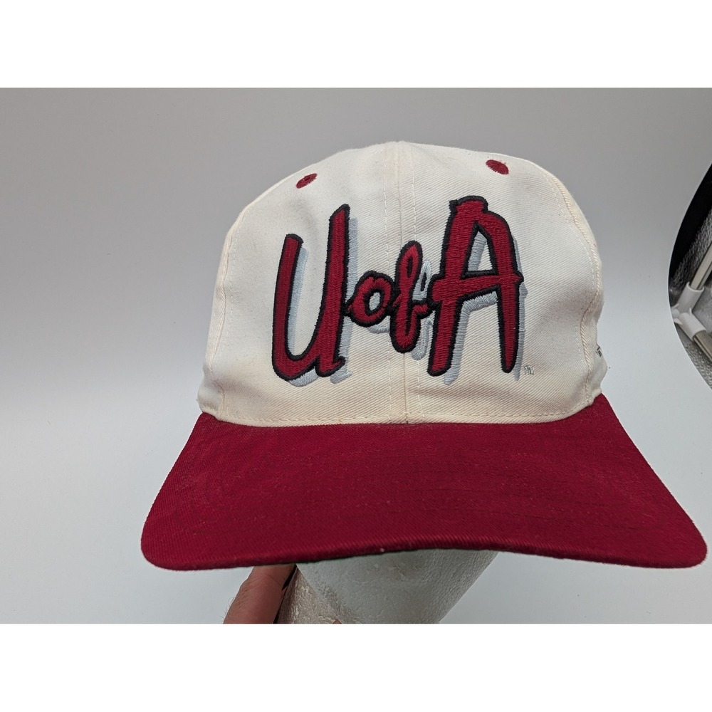 Vintage The Game Alabama Crimson Tide Hat Snapback U of A Crimson White Cap